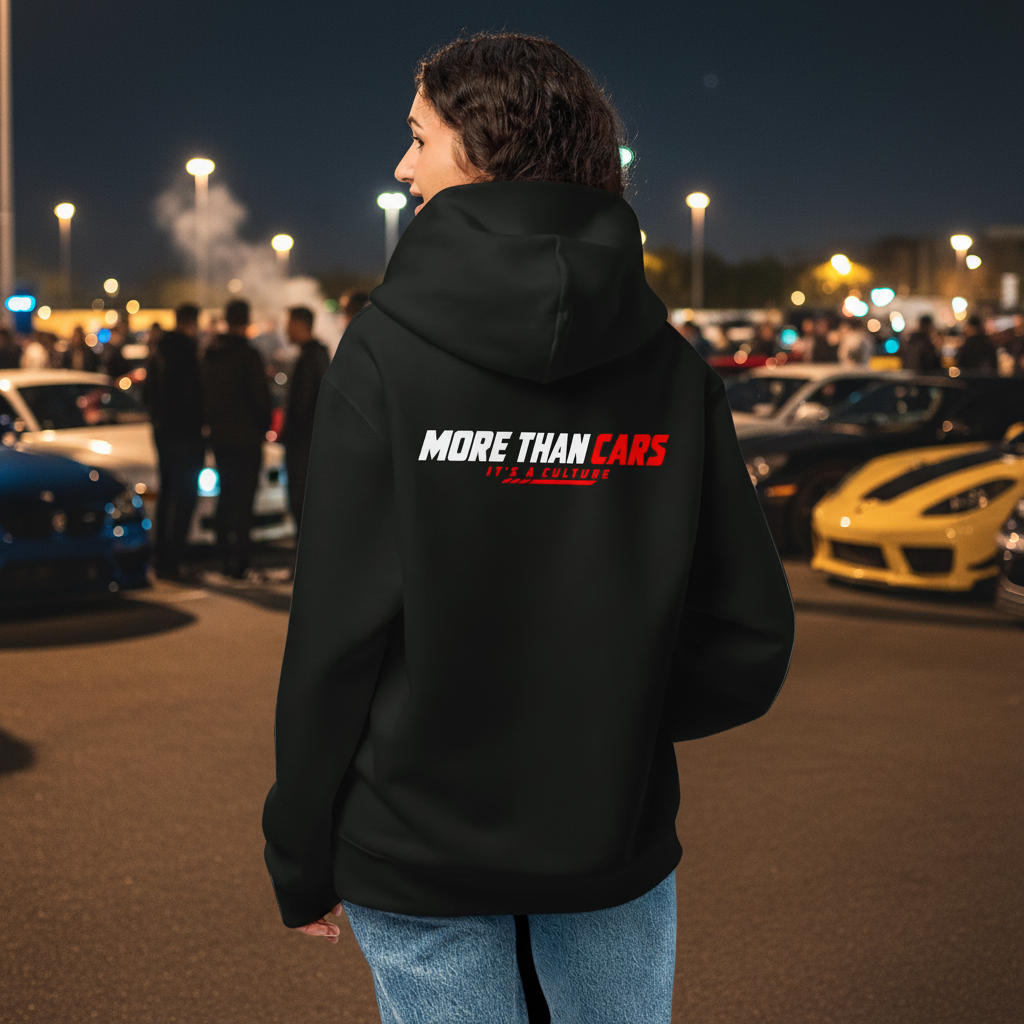 "More Than Cars, Its A Culture" Oversized heavyweight NERB hoodie
